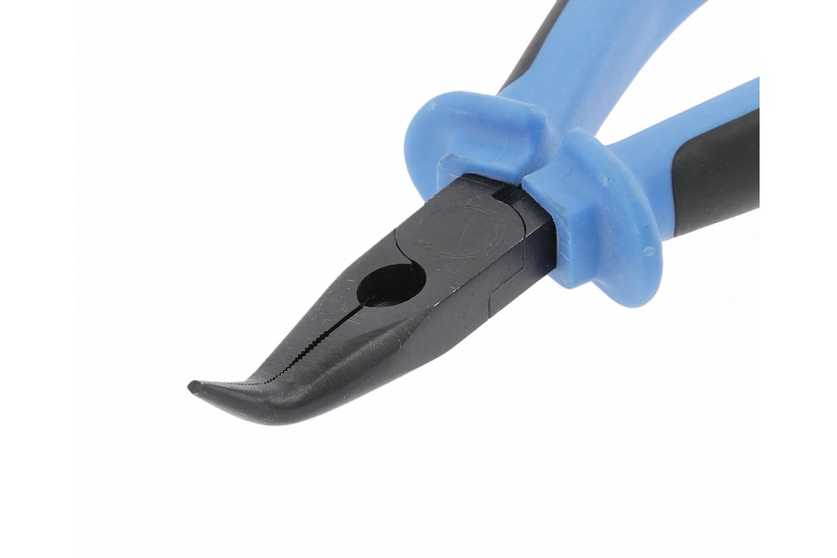Szczypce wydłużone wygięte 160MM CRV60, HT1P022 - HOGERT