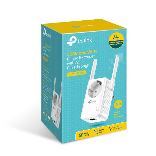 Wzmacniacz sygnału 300 Mb/s, TL-WA860RE - TP-LINK