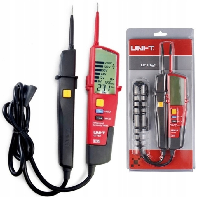 Tester napięcia wielofunkcyjny, UT18C - UNIT