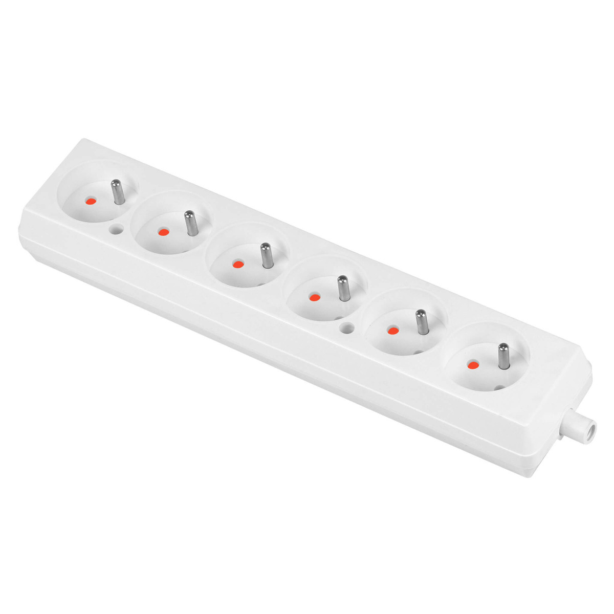 Gniazdo wtyczkowe przenośne sześciokrotne V250 A 16 IP 20, T-10482 - PLASTROL